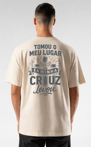 Camiseta Minha Cruz Levou