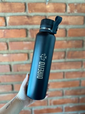 Garrafa Térmica 1 Litro Inox  *Cores mediante disponibilidade de estoque  Gravação a Laser 