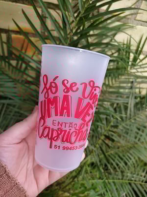 Copo eco 400ml     Serigrafia em uma cor - Arte única para todo o pedido • A cor do copo deve ser definida juntamente com o setor de arte após confirmação do pedido •