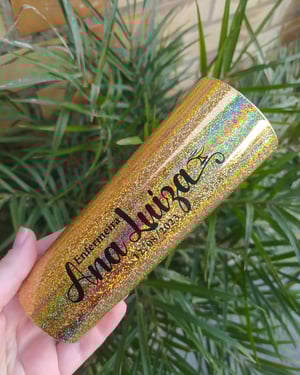 Long drink metalizado     Serigrafia em uma cor - Arte única para todo o pedido • A cor do copo deve ser definida juntamente com o setor de arte após confirmação do pedido •