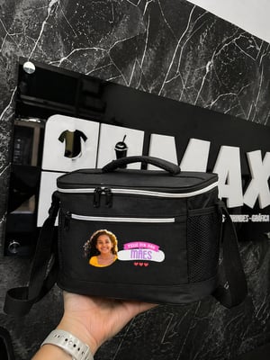 Bolsa Térmica 10L Nylon  27 x 21 x 18cm Impressão DTF, SEM LIMITAÇÃO DE COR  Premium • Sugestão de arte! Personalizamos como você desejar •