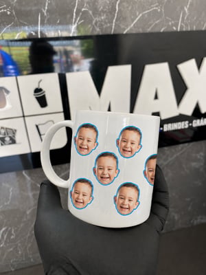 Caneca de cerâmica personalizada 325ml   Impressão SEM LIMITAÇÃO DE COR  PREMIUM • Desconto progressivo para artes iguais •