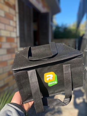 Bolsa Térmica 10L TNT Linho 28 x 18,5cm Impressão DTF, SEM LIMITAÇÃO DE COR  Premium 