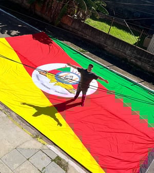 BANDEIRA Oxford  Impressão colorida sem limitação   