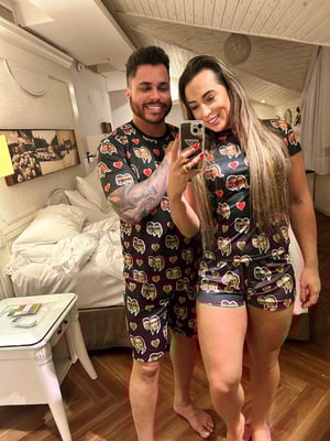 Pijama curto Dry Fit TECIDO DRY PLUS UV 50    PREMIUM 