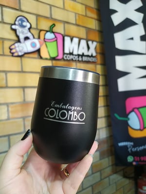 COPO TÉRMICO 420ml   *Cores mediante disponibilidade de estoque  Gravação a Laser 