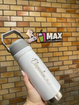 Garrafa Térmica 650ml Inox  *Cores mediante disponibilidade de estoque  Gravação a Laser 