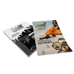 Panfleto em papel couchê 115g