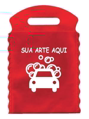 Lixeira para carro em TNT