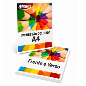 Impressão A4 Laser Colorida