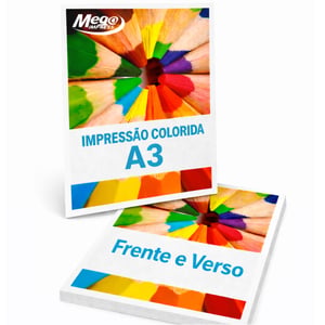 Impressão A3 Laser Colorida