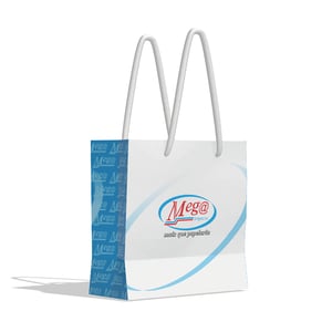 Sacola Personalizada 14x14x8cm Papel 180g Impressão Colorida