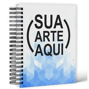 Agenda Personalizada Diária Capa Dura Laminada Com Bolsa Interna 75g - AGP