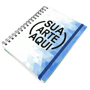 Agenda Personalizada Diária Capa Dura Laminada Com Bolsa Interna 75g - AGP