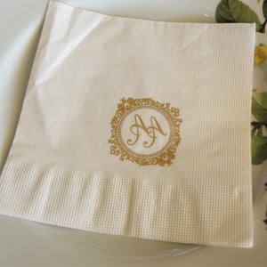 Guardanapo Personalizado Premium Folha Dupla Fechado 15x15cm Aberto 30x30cm - 30X
