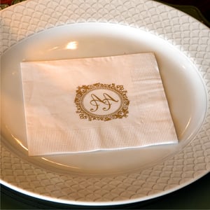 Guardanapo Personalizado Premium Folha Dupla Fechado 15x15cm Aberto 30x30cm - 30X