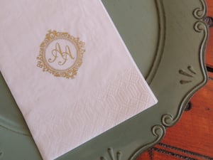 Guardanapo Personalizado Qualidade Premium grande Folha Dupla Fechado 12,3x23,5cm Aberto 48x48 cm - 48X