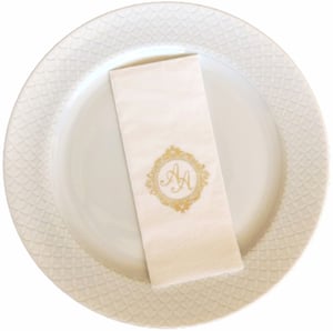 Guardanapo Personalizado Qualidade Premium Folha Dupla Retangular Fechado 17,5 x 7,3cm Aberto 36x28cm - 36X