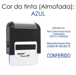 Carimbo Personalizado Automático Nykon Power 301