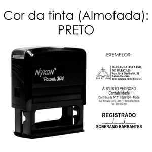 Carimbo Personalizado Automático Nykon Power 304
