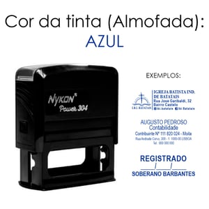 Carimbo Personalizado Automático Nykon Power 304