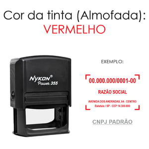 Carimbo Personalizado Automático Nykon Power 355