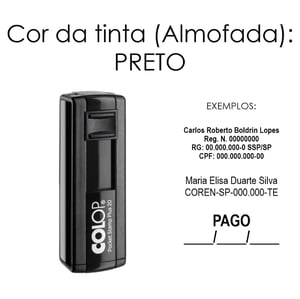 Carimbo Personalizado Automático Colop Pocket Stamp 20 Plus