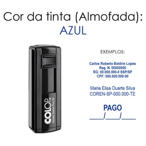 Carimbo Personalizado Automático Colop Pocket Stamp 20 Plus