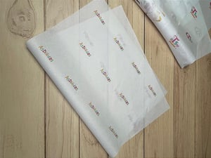 Papel de Seda Personalizado 40x60cm Com sua Logo / Marca Impressão Colorida