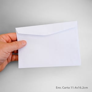 Envelope Carta Personalizado 11,4x16,2cm 63g