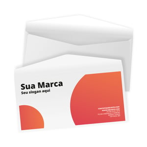 Envelope Ofício Personalizado 11,4x22,9cm 90g