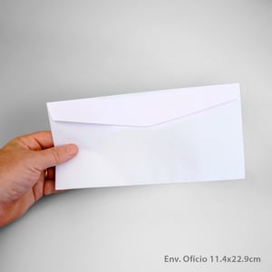 Envelope Ofício Personalizado 11,4x22,9cm 90g