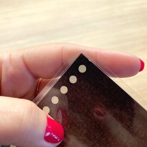 Cardápio Plastificado 13,5cmx30cm - Folha Única