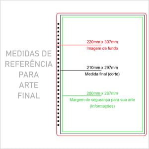 Cardápio A4 Plastificado Personalizado 21cmx30cm Encadernado