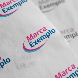 Papel de Seda Personalizado 30x70cm Com sua Logo / Marca Impressão Colorida