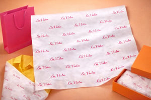 Papel de Seda Personalizado 40x60cm Com sua Logo / Marca Impressão Colorida