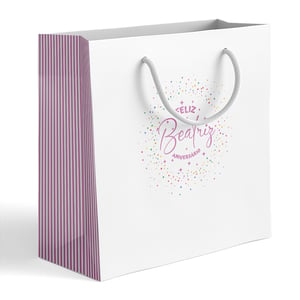 Sacola Lembrancinha 14X14X8 Personalizada Com Seu Tema - SL3
