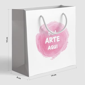 Sacola Lembrancinha 14X14X8 Personalizada Com Seu Tema - SL3
