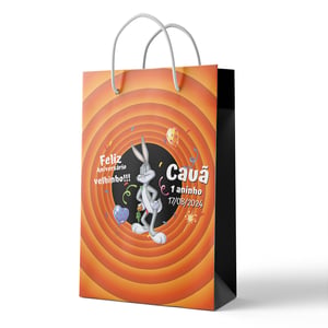 Sacola Lembrancinha 15x21,5x6 Personalizada Com Seu Tema - SL4