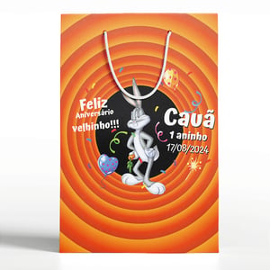Sacola Lembrancinha 15x21,5x6 Personalizada Com Seu Tema - SL4