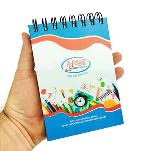 Caderneta Personalizada Capa Dura A6 100 folhas
