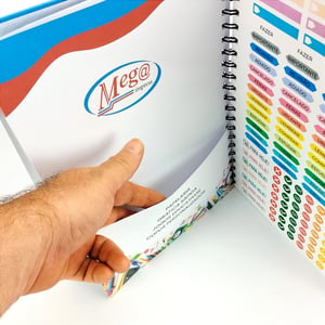 Caderno Personalizado A4 Capa Dura 20X27,5CM Pautado 100 folhas 75g