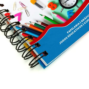 Caderno Personalizado A4 Capa Dura 20X27,5CM Pautado 100 folhas 75g