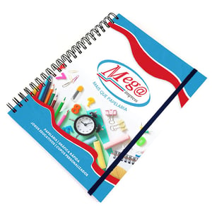 Caderno Personalizado A4 Capa Dura 20X27,5CM Pautado 100 folhas 75g
