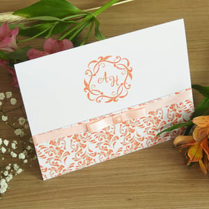 Convite Casamento Clássico Simples e Criativo