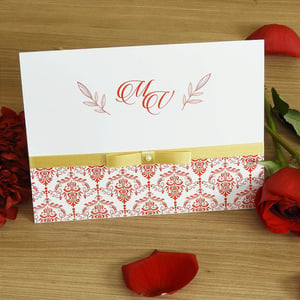 Convite Casamento Clássico Simples e Criativo