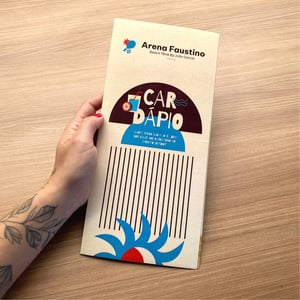 Cardápio A3 Personalizado A3 Laminado 2 dobras 14x30cm (FECHADO)