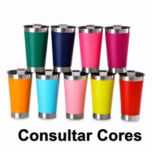Copo Térmico Personalizado 473ml Com Tampa e Abridor