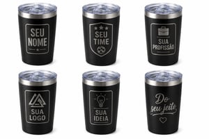 Copo Térmico Personalizado 360ml Com Tampa