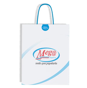 Kit Sacola Personalizadas 21x23x10cm + Adesivos Lacre Personalizado Com Sua Logo